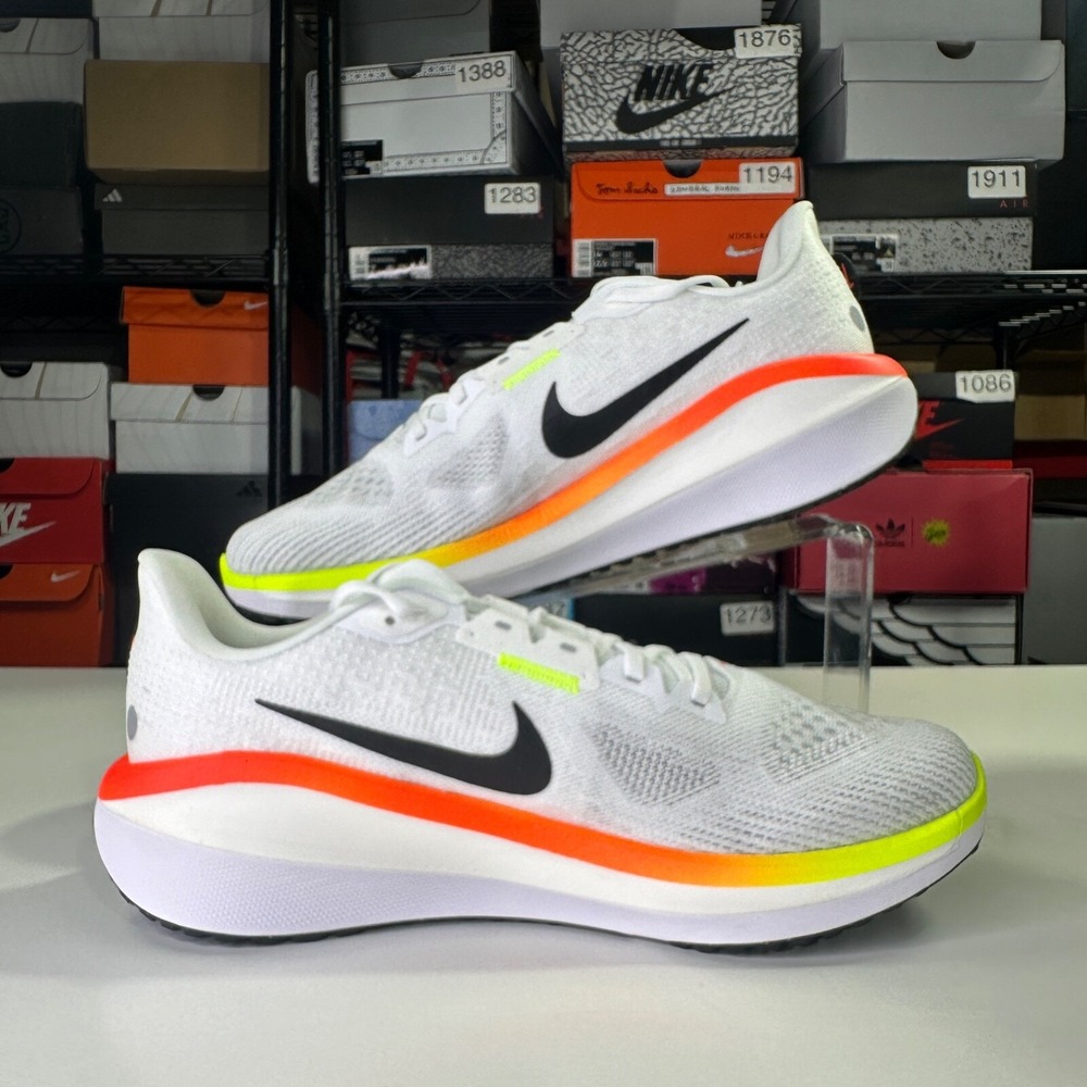 Nike Air Zoom Vomero 17 Running Mens Size 14 White Crimson Volt HF4914-100 Shoes - Picture 3 of 5